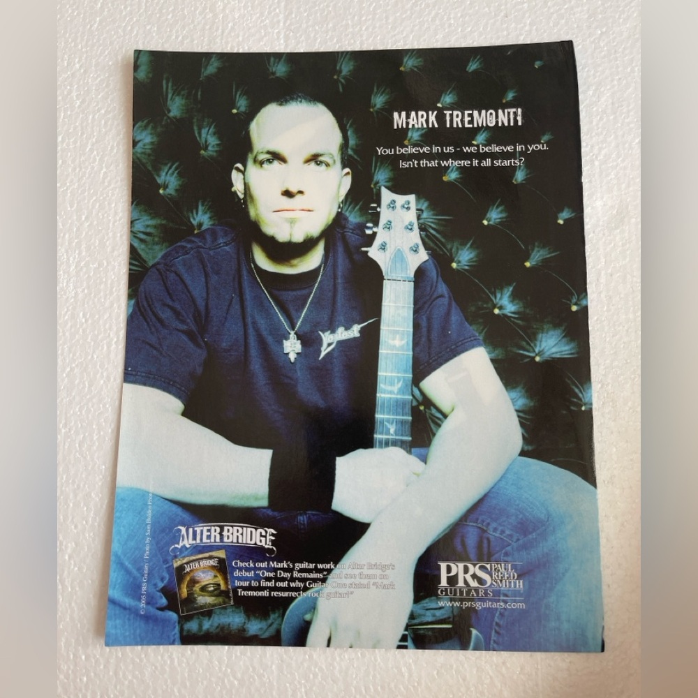 PRS Guitars Pinup with Alter Bridge’s Mark Tremonti